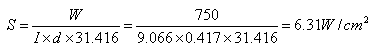 Temperature Resistance Factor (F)